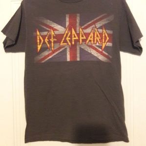 Shirts - Def Leppard novelty Tee - gray Shirts - Def Leppard novelty Tee - gray